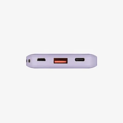 Uniq Fuele Mini USB-C PD Pocket Power Bank 8000mAH - Lilac Lavender