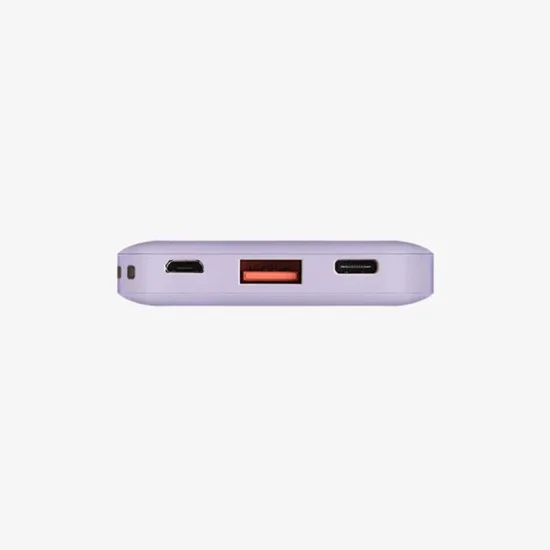 Uniq Fuele Mini USB-C PD Pocket Power Bank 8000mAH - Lilac Lavender