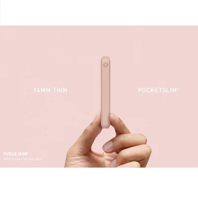 Uniq Fuele Mini USB-C PD Pocket Power Bank 8000mAH - Blush(Pink)