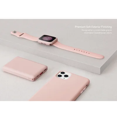 Uniq Fuele Mini USB-C PD Pocket Power Bank 8000mAH - Blush(Pink)