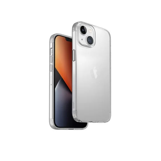 Cover Iphone 14 Hybrid Airfender Uniq - Nude Transparent