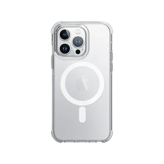 Cover Iphone 14 Pro Max Magsafe Hybrid Combat Uniq - Dove Satin Clear