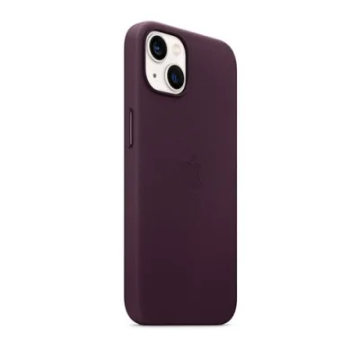 Cover I Phone 13 Leather Magsafe - Dark Cherry