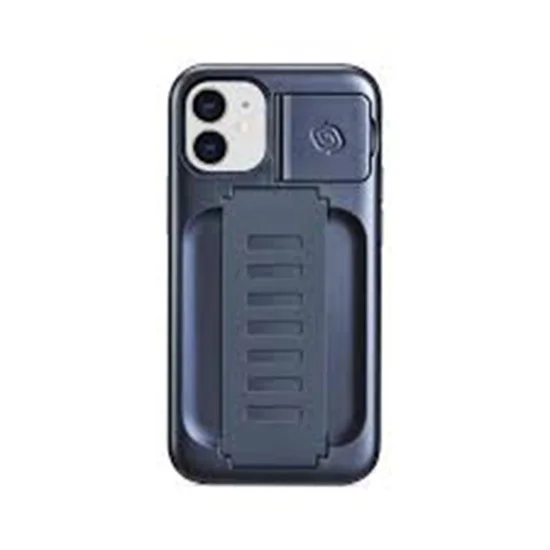 Cover Iphone 12 Mini Boost Case With Kickstand Grip2U (Metallic Blue)
