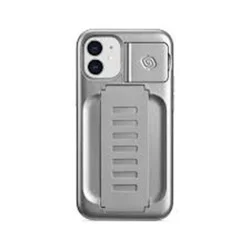 Cover Iphone 12 Mini Boost Case With Kickstand Grip2U (Metallic Silver)