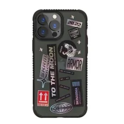 Cover Iphone 13 Pro Takusan Skinarma - Black