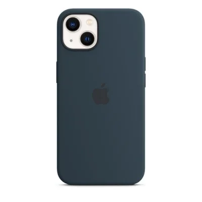 Cover I Phone 13 Silicone Magsafe - Abyss Blue