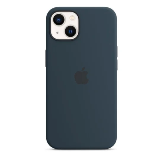 Cover I Phone 13 Silicone Magsafe - Abyss Blue