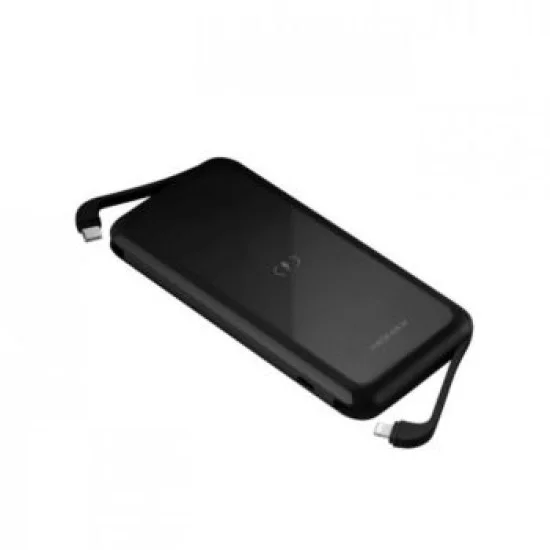 Momax Q.Power One Dual Wireless External Battery Pack 10000mAh 20W- Black