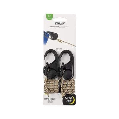 NiteIze CamJam&reg; Cord Tightener - 2 Pack with 8 ft. Rope