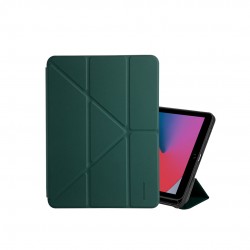 ROCKROSE Defensor II Smart Tri-Fold Origami Folio -For iPad 7 10.2- 2019 -Green