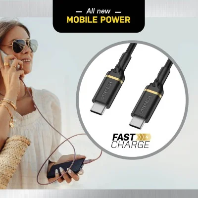 OtterBox USB-C to USB-C Fast Charge Cable - Standard 1 Meter