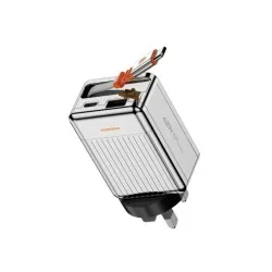 Porodo 75cm Retractable Type-C Super Quick GaN Charger