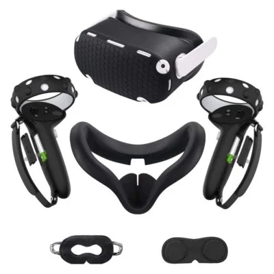 Gamax Oculus quest 2 silicone grip all-inclusive case - Black