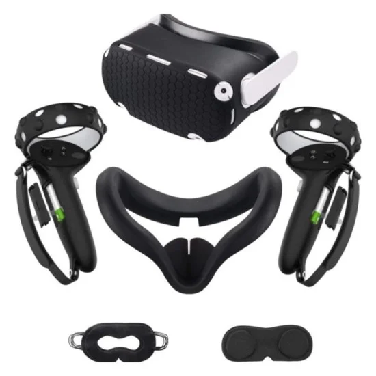 Gamax Oculus quest 2 silicone grip all-inclusive case - Black
