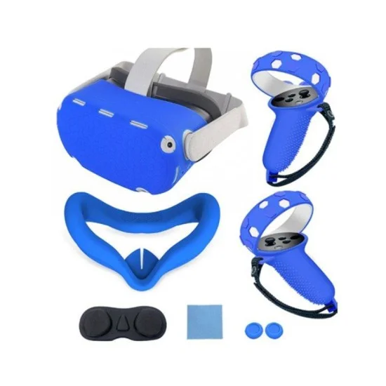 Gamax Oculus Quest 2 Half Pack Handle Cover - Blue