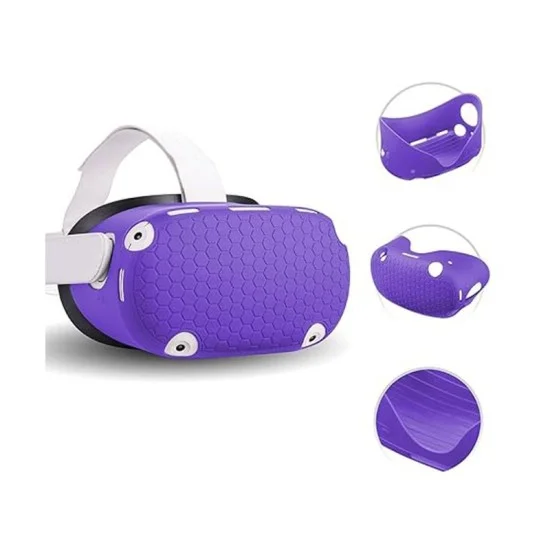 Gamax Oculus Quest 2 Console Silicon Case - Purple