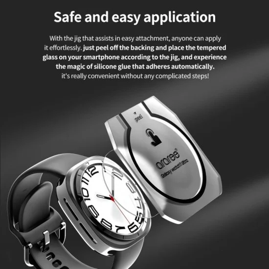 Screen Protector Samsung Watch 7 Ultra Core Glass (2 Pcs) Araree - Clear