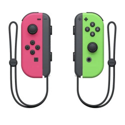 Nintendo Switch Joy-Con (L-R) Controllers - Neon Green-Neon Pink