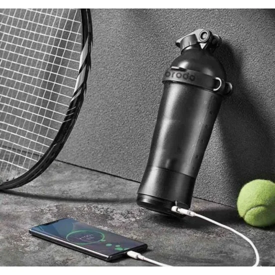 Porodo LifeStyle Portable Electric Protein Mixer- Black