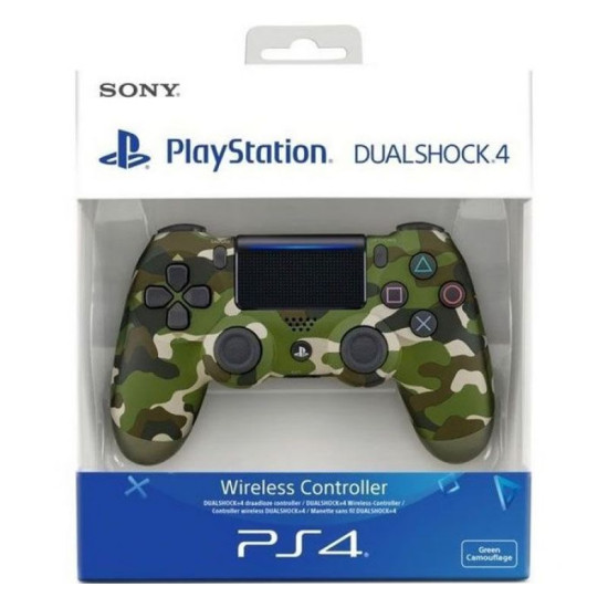 PS4 Dualshock Wireless Controller - Green Camouflage