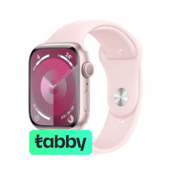 Apple Watch Series 9 GPS 41mm Pink Aluminium Case with Light Pink Sport Band -  M/L