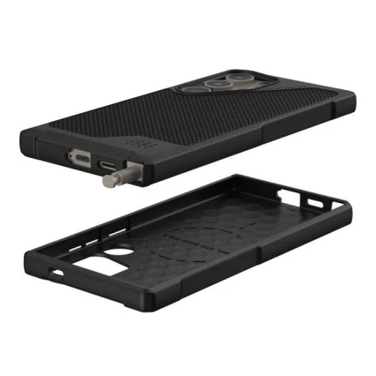 Cover Samsung S24 Ultra Kevlar Metropolis LT Magsafe Case Uag - Kevlar Black