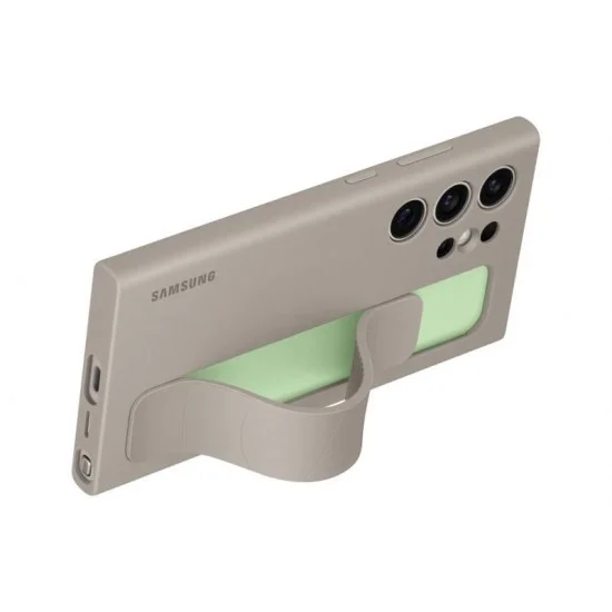 Cover Samsung S24 Ultra Standing Grip Case - Taupe
