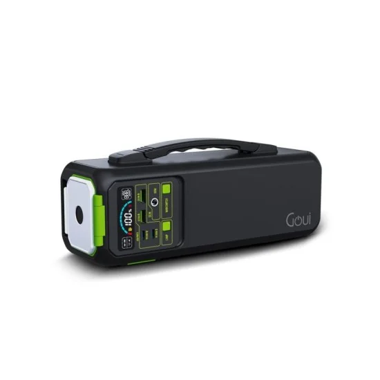 GOUI Power Station 200W and LED Flash Lighr, Dark Green and Black