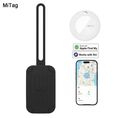 MiLi MiTag Plus Luggage Tag - Black