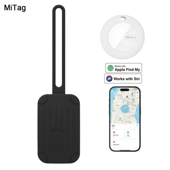 MiLi MiTag Plus Luggage Tag - Black