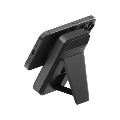 Energea MagWallet Card With MagPlus 5000mAh Power Bank - Gunmetal