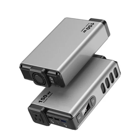 Powerology 32000mAh 150W Mini Power Station With AC Output Grey