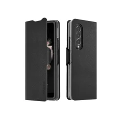 Cover Samsung Z Fold 3 Bonnet Diary Flip Case Araree - Black