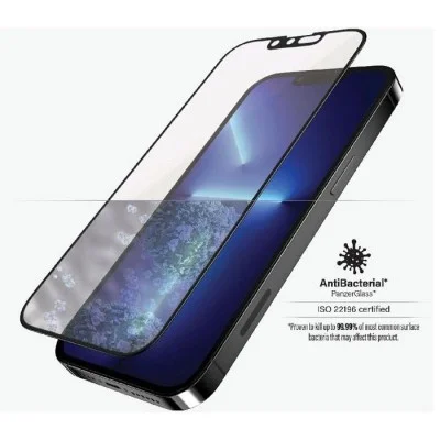 Screen Protector Iphone 13 Pro Max Panzerglass Cf Antibacterial Microfracture Black
