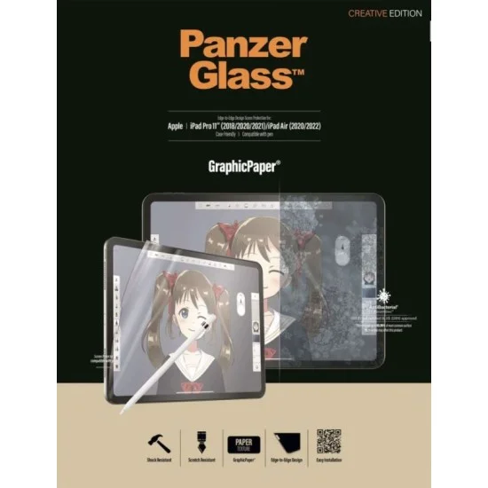 PanzerGlass iPad Pro 11" (18/20)/Air(2020) CamSlider AB - Clear