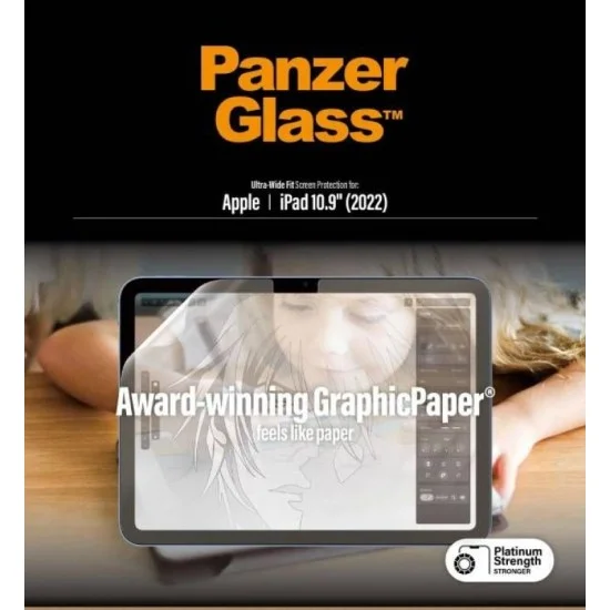 PanzerGlass GraphicPaper Screen Protector iPad 10.9" (2022) - Paper Feel | Ultra-Wide Fit