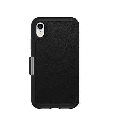 OtterBox iPhone XR Strada Folio Case - Shadow Black