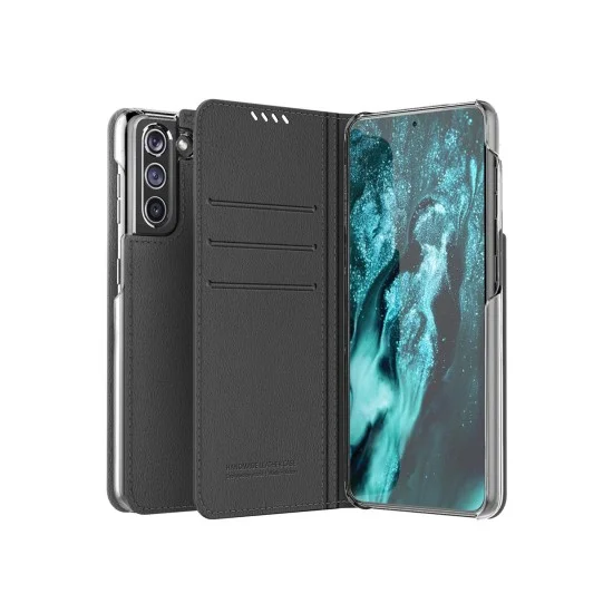 Cover Samsung S21 Plus Mustang Diary Flip Case Araree - Black