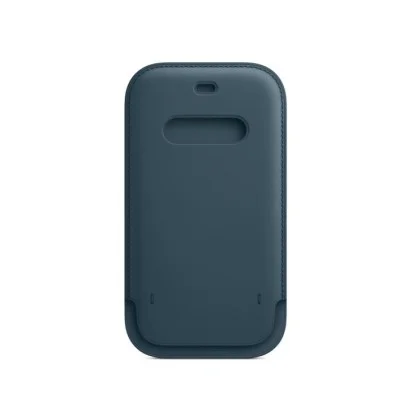 Cover Iphone12 Pro Max Leather Sleeve With Magsafe - Baltic Blue - Baltic Blue