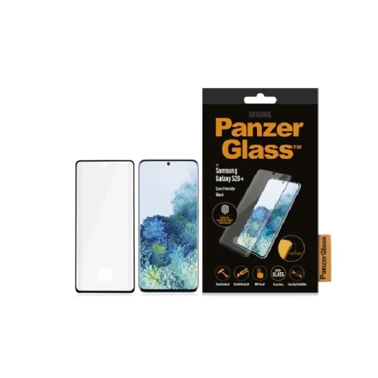 Screen Protector Samsung S20 Tempered Glass Panzer - Black