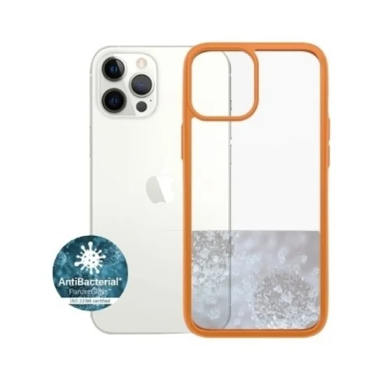 Panzer iPhone 12-12 Pro Anti-Bacterial Case - Orange