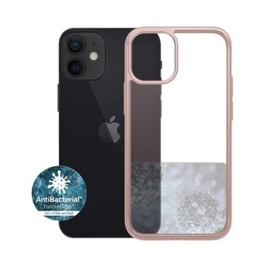 Panzer iPhone 12-12 Pro Anti-Bacterial Case - Rosegold