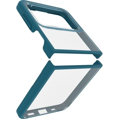 Cover Samsung Z Flip 4 Thin Flex Case Otterbox - Clear Blue