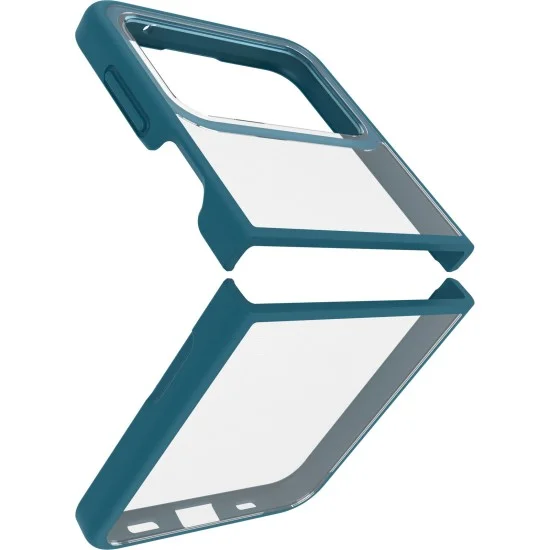 Cover Samsung Z Flip 4 Thin Flex Case Otterbox - Clear Blue