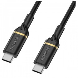 أوتربوكس كابل شحن سريع من USB-C إلى USB-C قياسي 3 متر - أسود