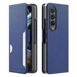 Cover Samsung Z Fold 4 Bonnet Diary Araree - Ash Blue