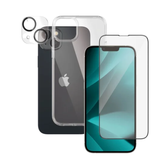 PanzerGlass iPhone 14 Plus 6.7" Bundle Clear (Screen Protector + Camera Lense+ HardCase)
