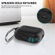 AhaStlye AirPods Pro 2 Case Silicone Protective Cover with Carabiner - Black