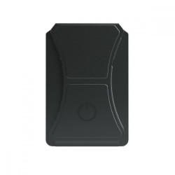 Goui - Magnetic Leather Wallet - Black